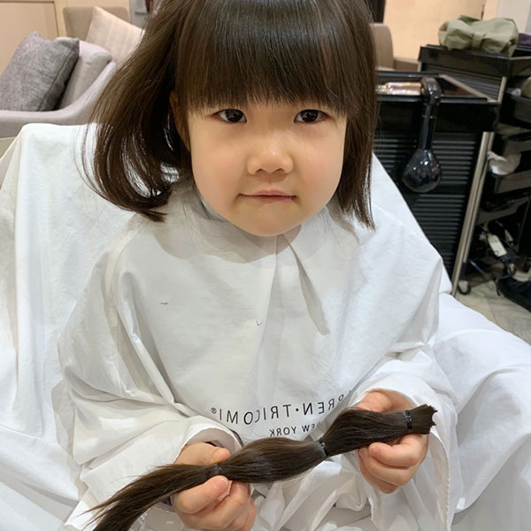 親子でヘアドネーション